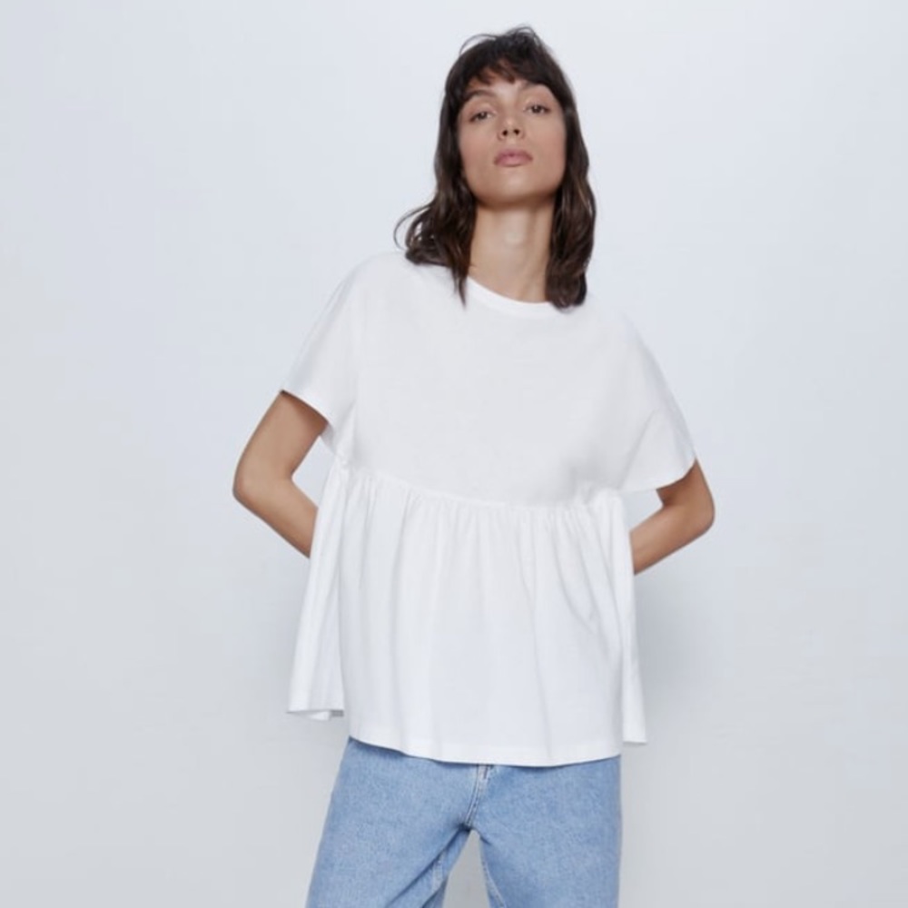 Zara Peplum Top